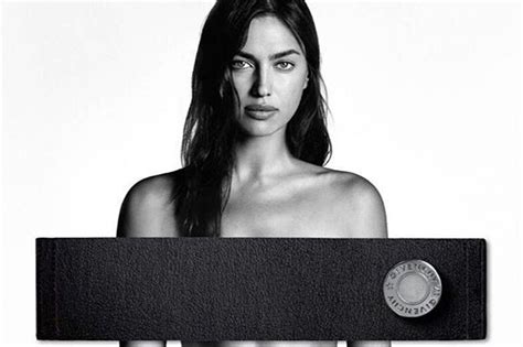 givenchy jeans irina shayk|Irina Shayk strips down to her birthday suit for Givenchy Jeans.